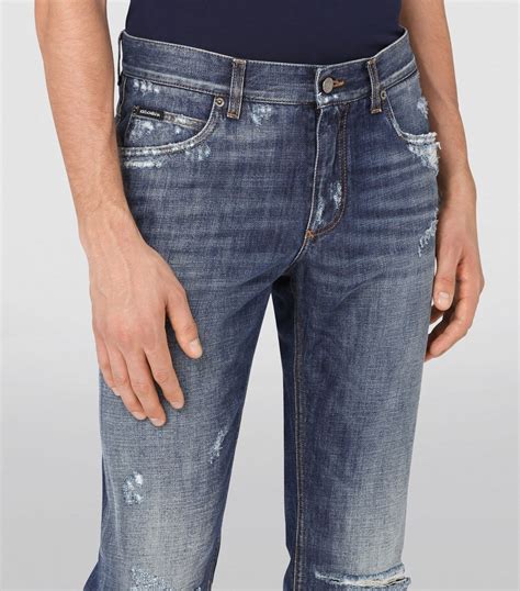 ittierre dolce gabbana jeans|Dolce & Gabbana distressed jeans.